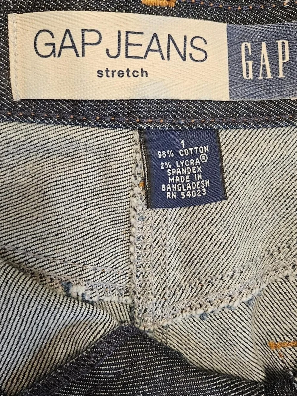 Vintage Gap dark wash denim skirt -Size 1